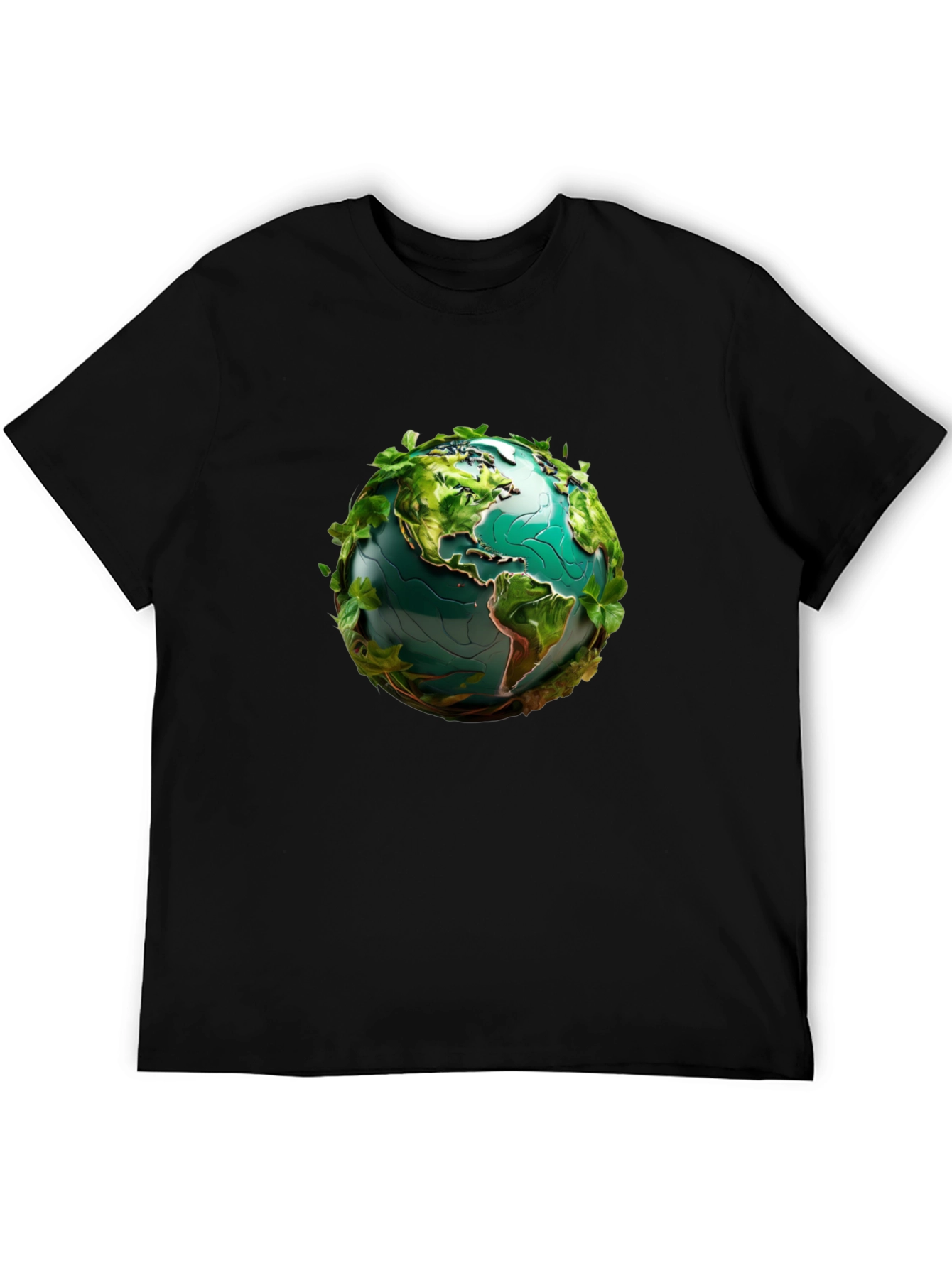 Earth Globe Leaf T-Shirt
