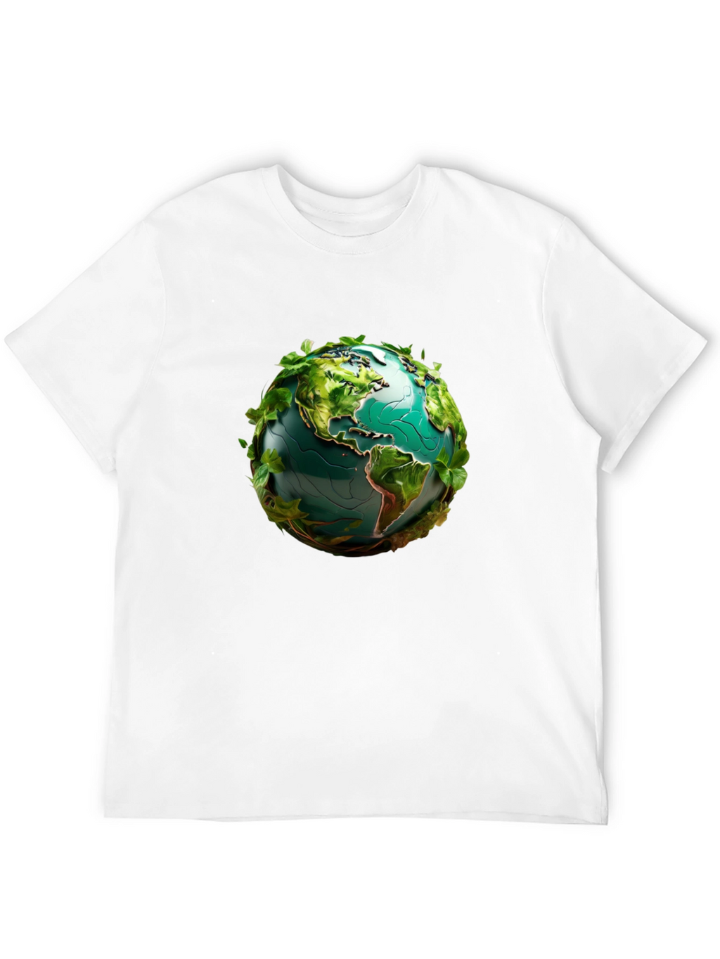 Earth Globe Leaf T-Shirt