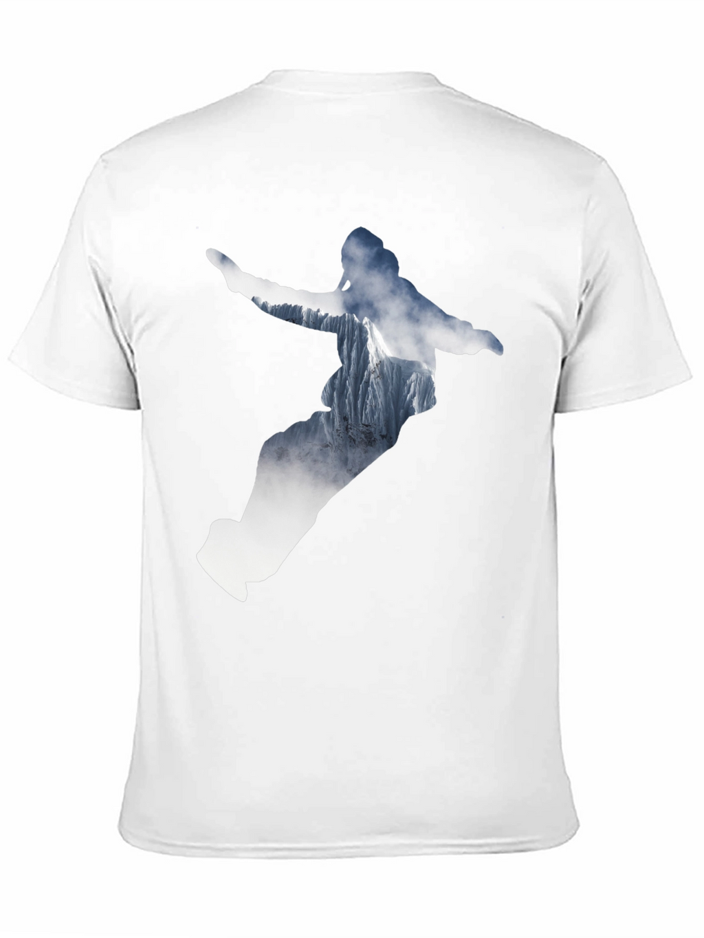 Mountain Rider Graphic Tee - Black Cotton Shirt