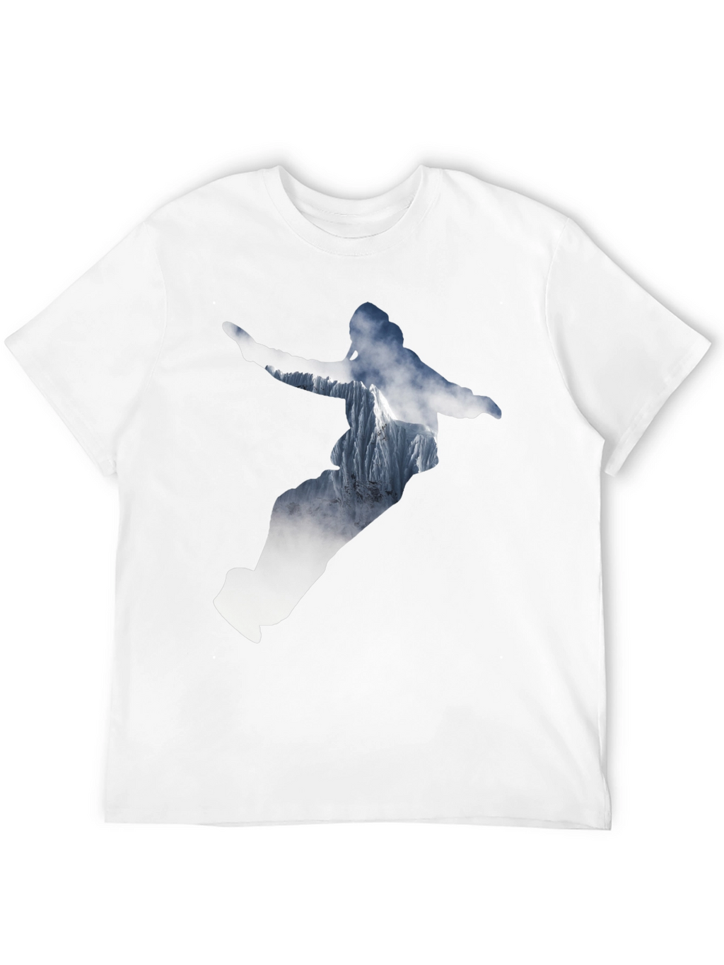 Mountain Rider Graphic Tee - Black Cotton Shirt