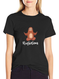 Slothasana T-Shirt - Yoga Sloth Tee