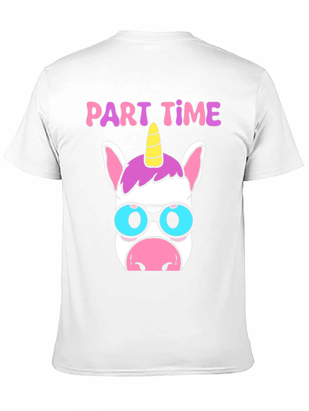 Part Time Unicorn Black T-Shirt