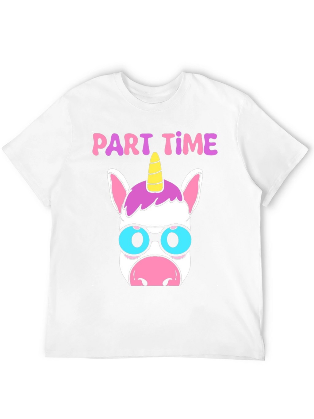 Part Time Unicorn Black T-Shirt
