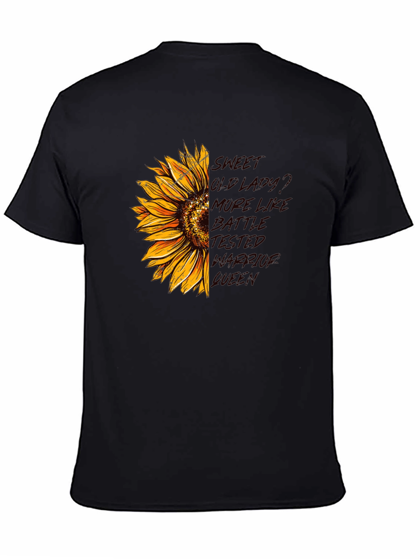Sunflower Warrior Queen Graphic Tee
