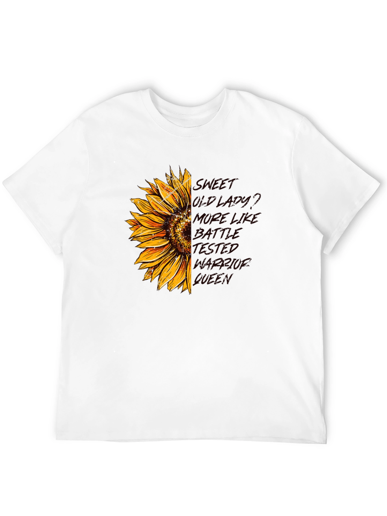 Sunflower Warrior Queen Graphic Tee