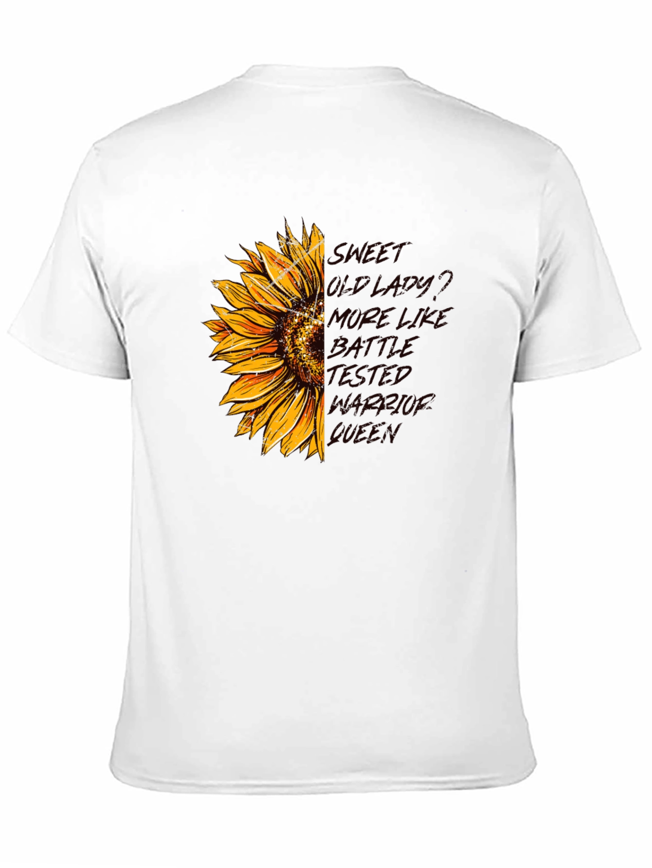 Sunflower Warrior Queen Graphic Tee