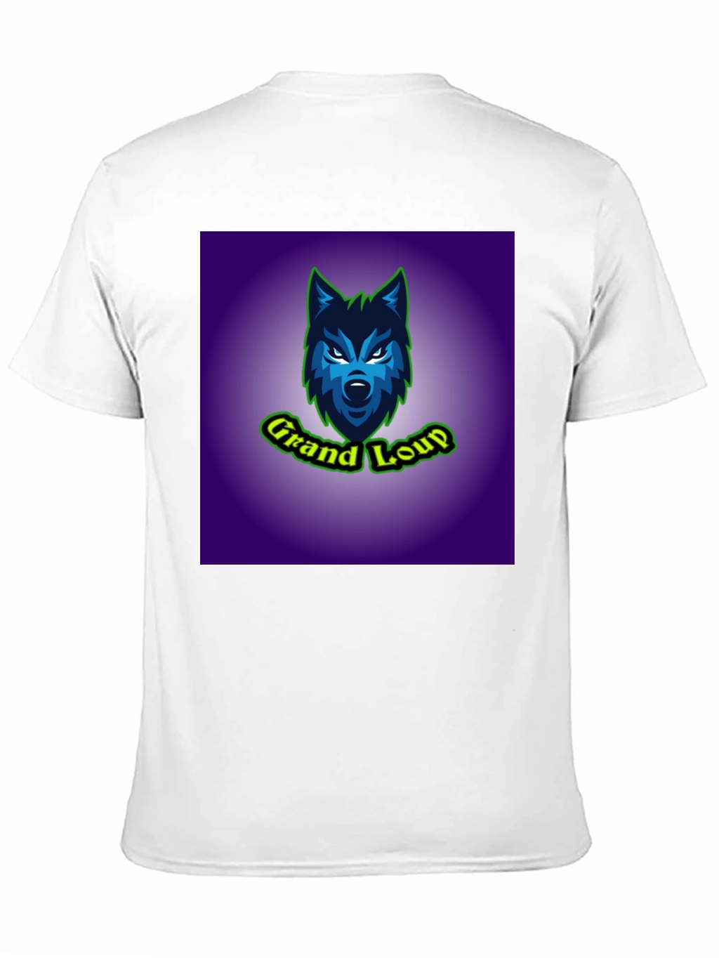 Grand Loup Graphic Tee - Black Cotton T-Shirt