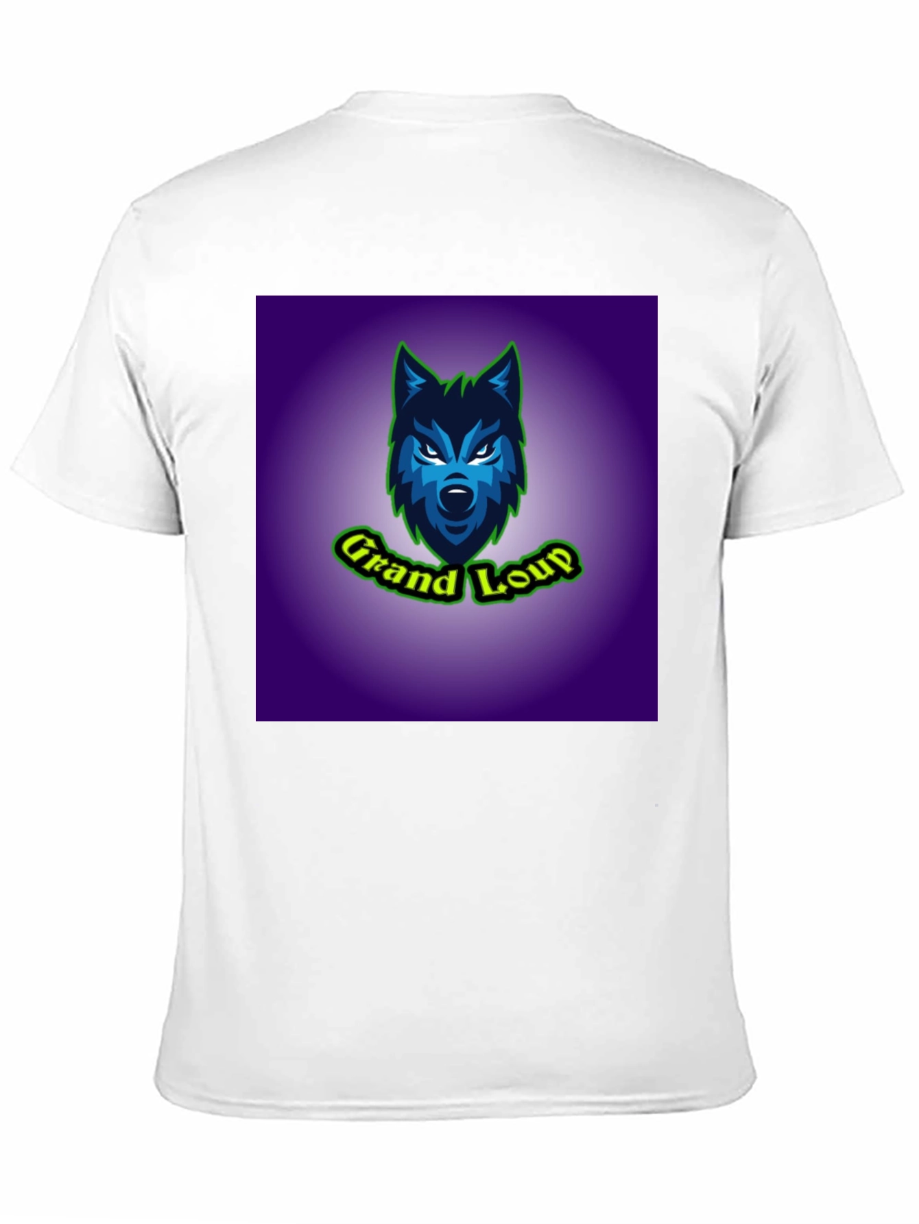 Grand Loup Graphic Tee - Black Cotton T-Shirt