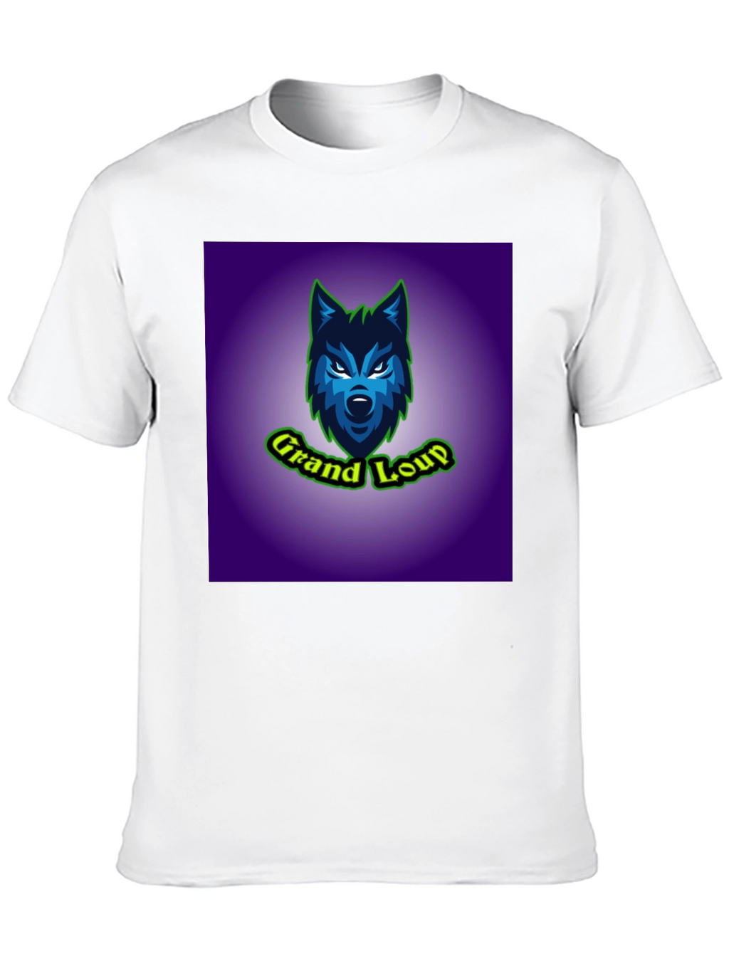 Grand Loup Graphic Tee - Black Cotton T-Shirt