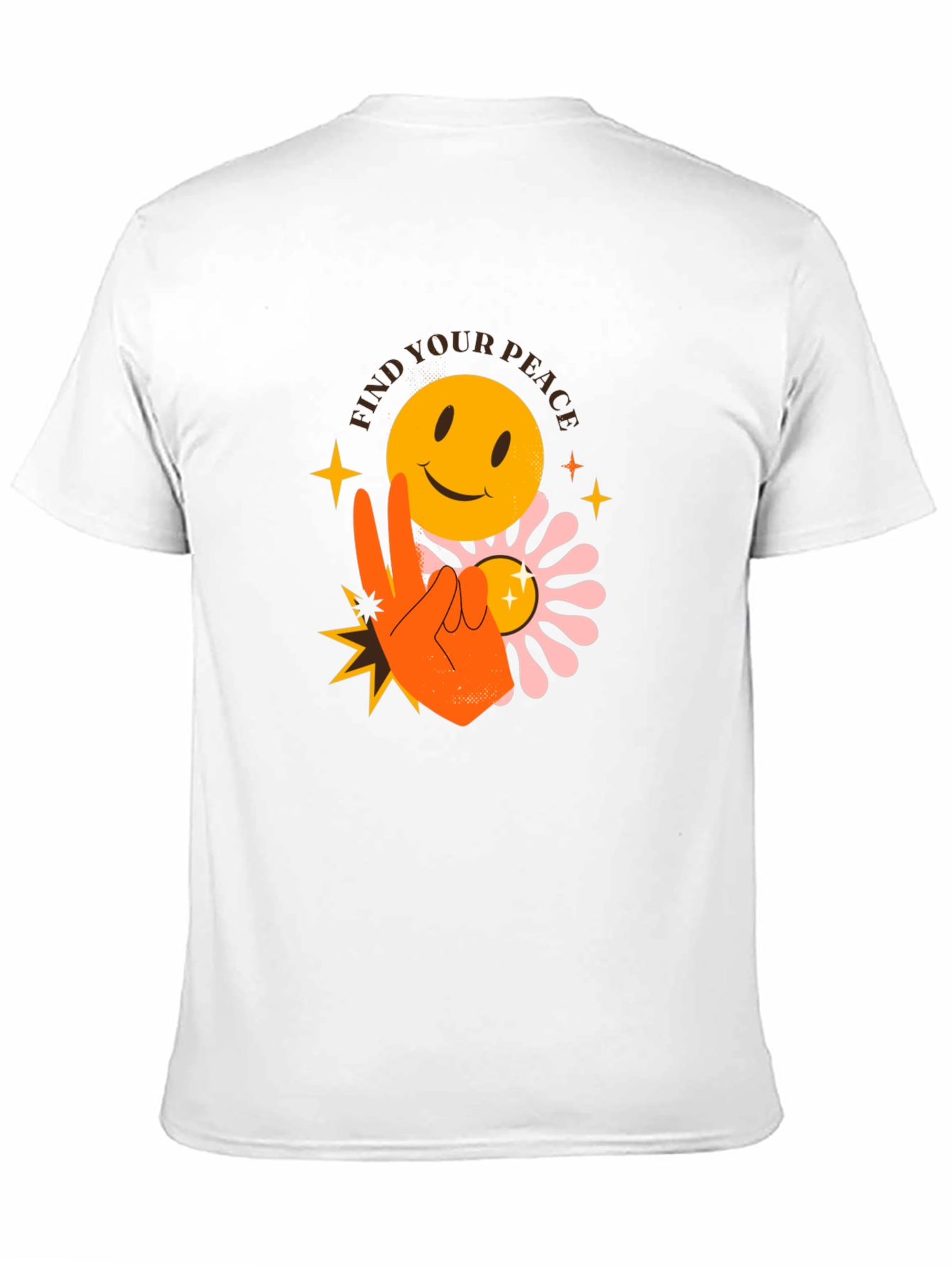 Find Your Peace Graphic Tee - Black