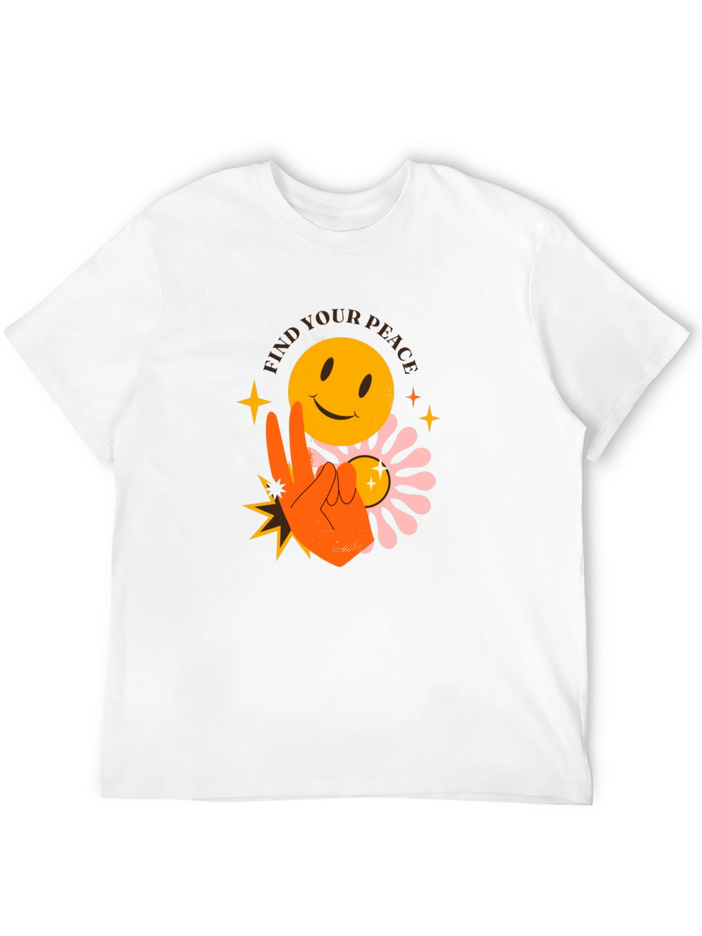 Find Your Peace Graphic Tee - Black