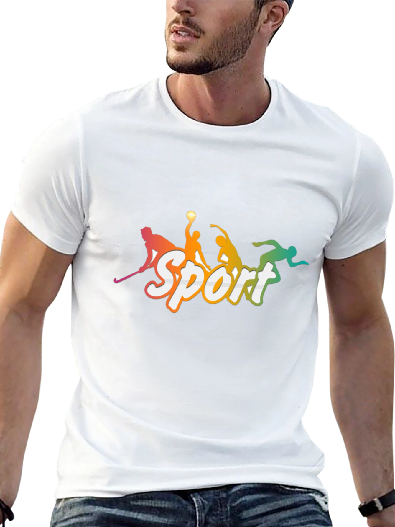 Sport Graphic Tee - Mens Black T-Shirt