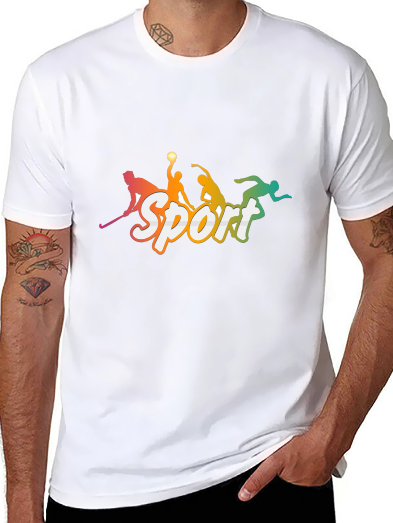 Sport Graphic Tee - Mens Black T-Shirt