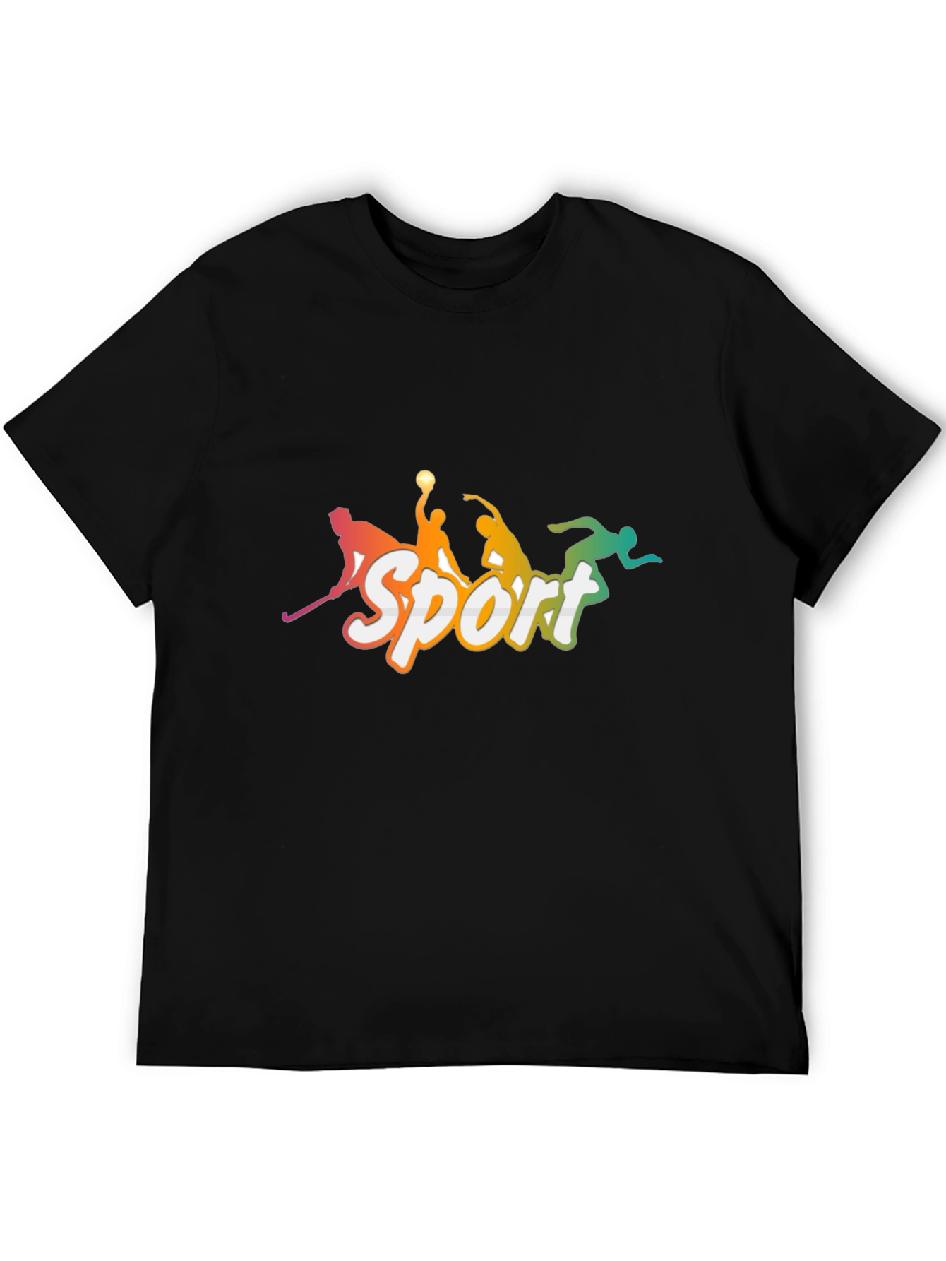 Sport Graphic Tee - Mens Black T-Shirt