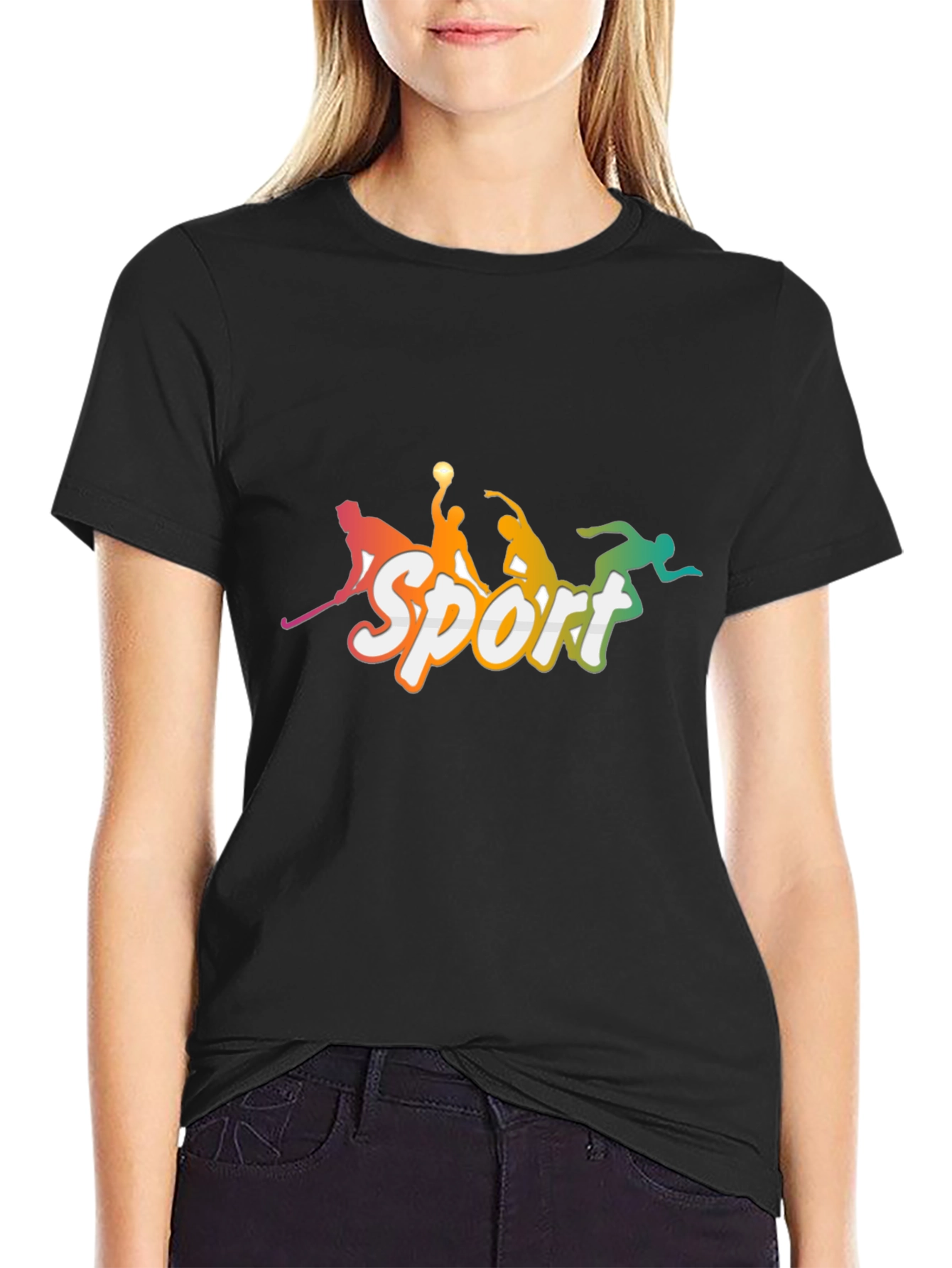 Sport Graphic Tee - Mens Black T-Shirt
