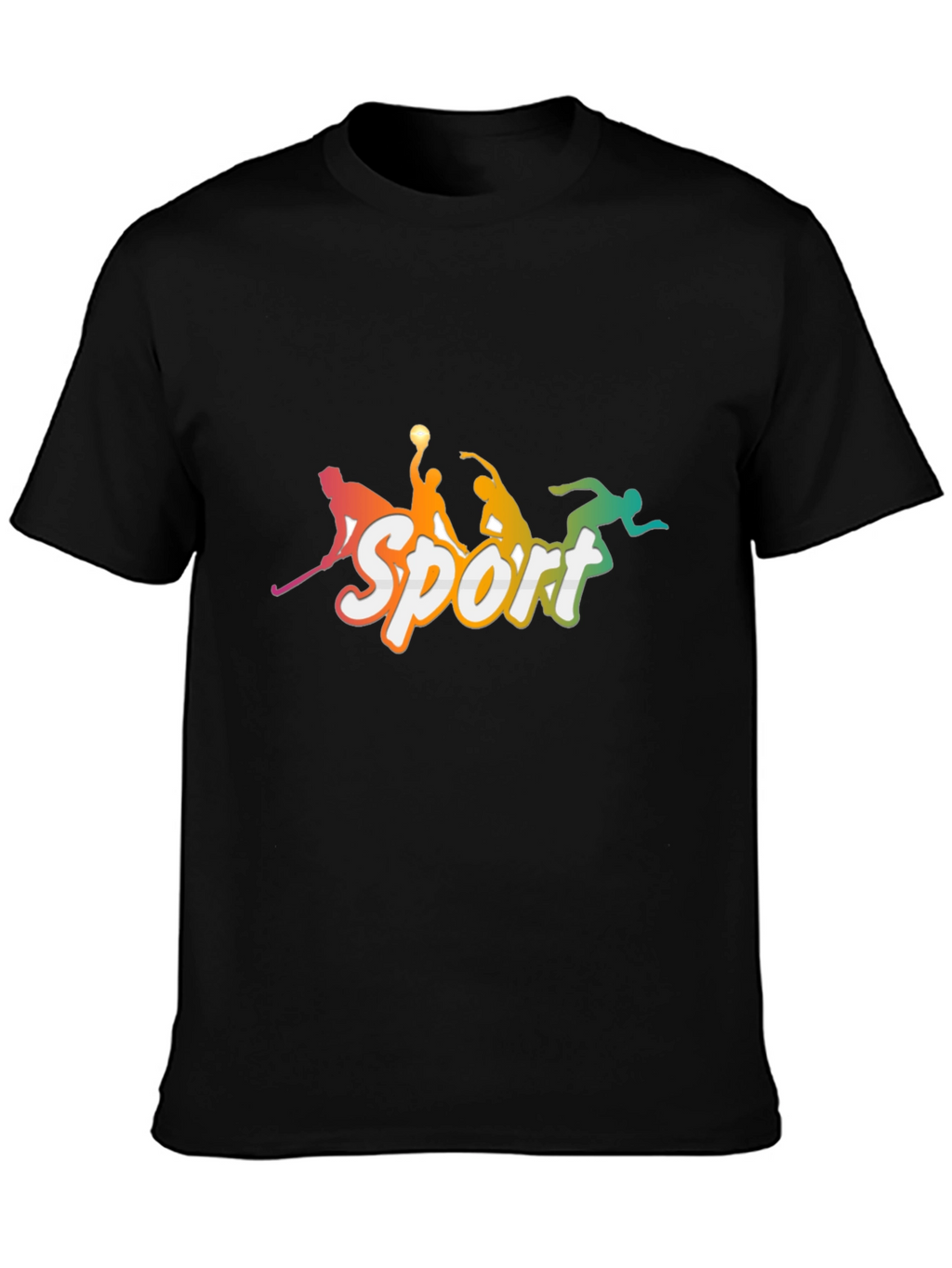Sport Graphic Tee - Mens Black T-Shirt
