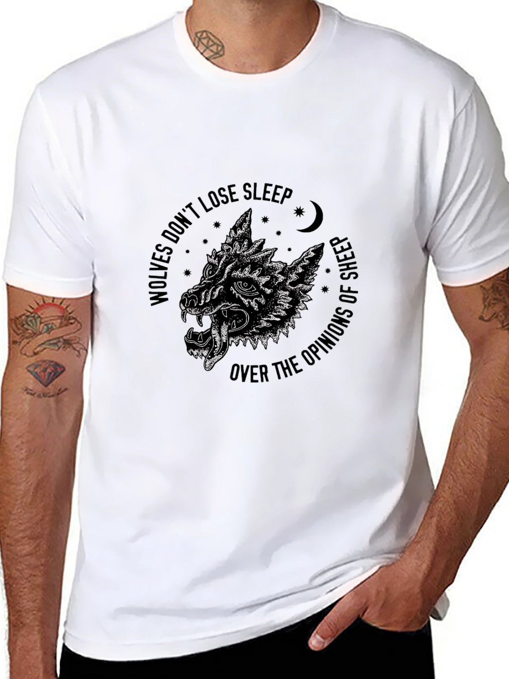 Wolves Dont Lose Sleep Graphic Tee