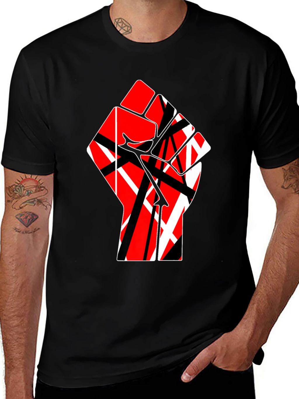 Fist Graphic Black T-Shirt