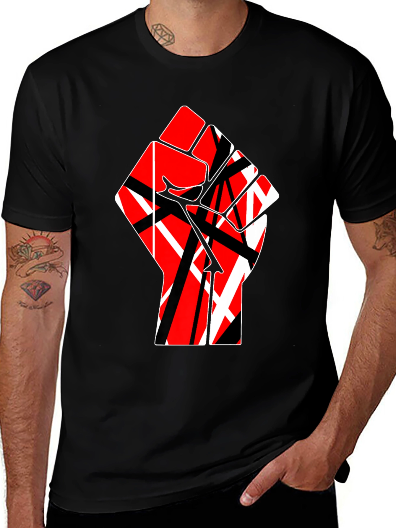 Fist Graphic Black T-Shirt