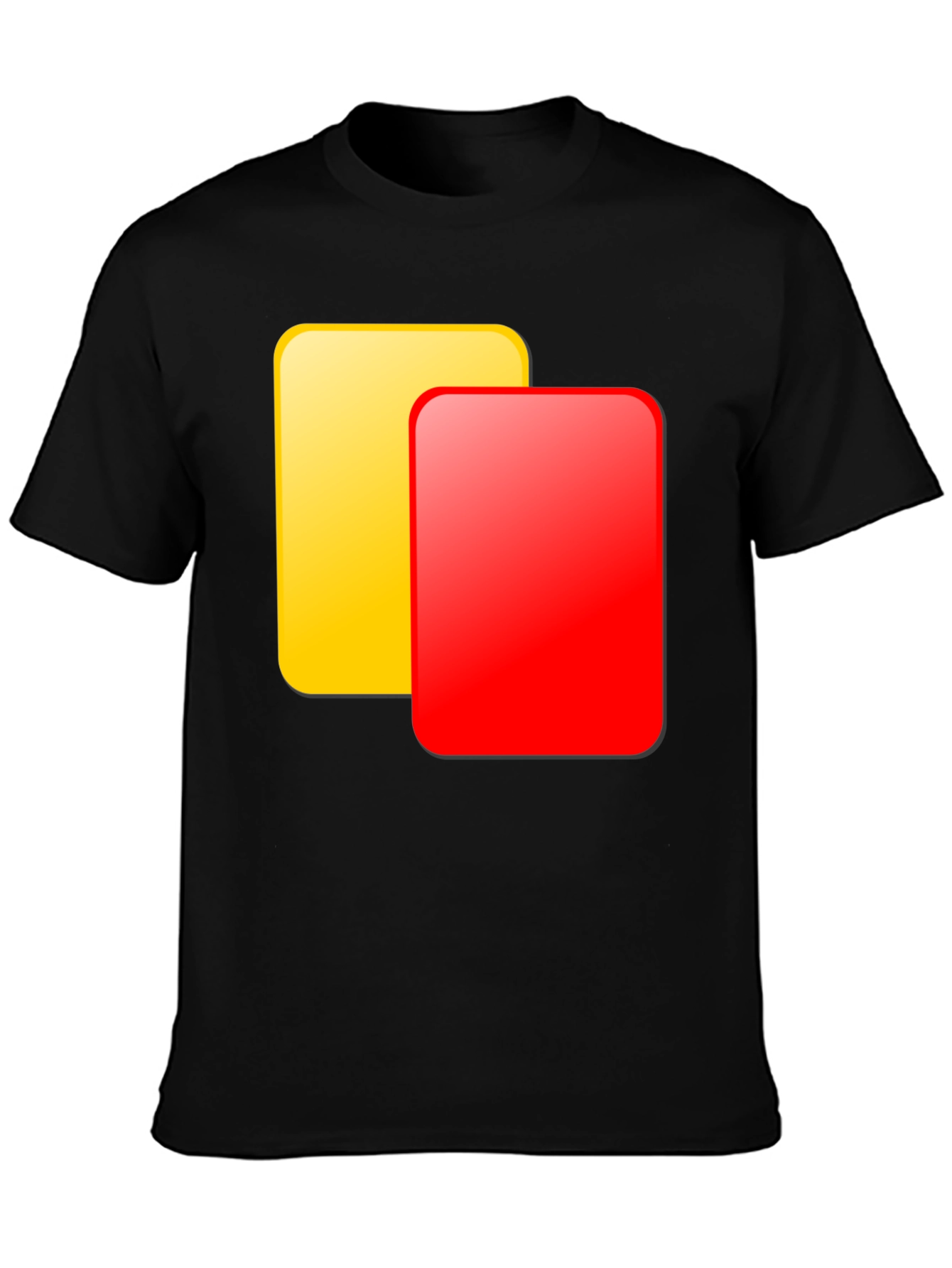 Soccer Referee Yellow and Red Card T-Shirt