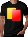 Soccer Referee Yellow and Red Card T-Shirt