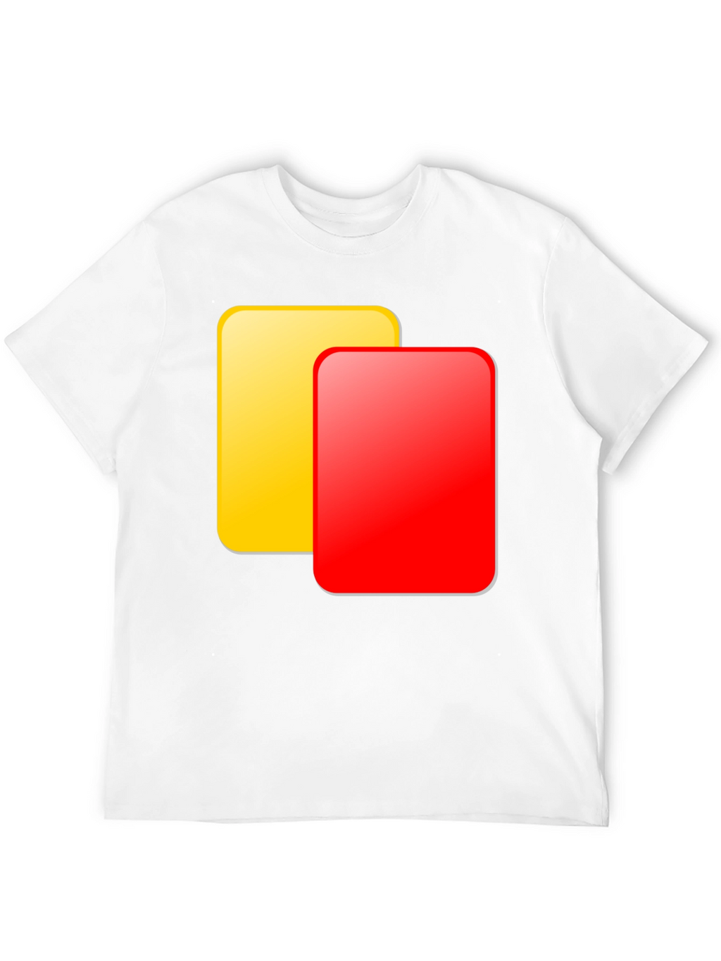 Soccer Referee Yellow and Red Card T-Shirt
