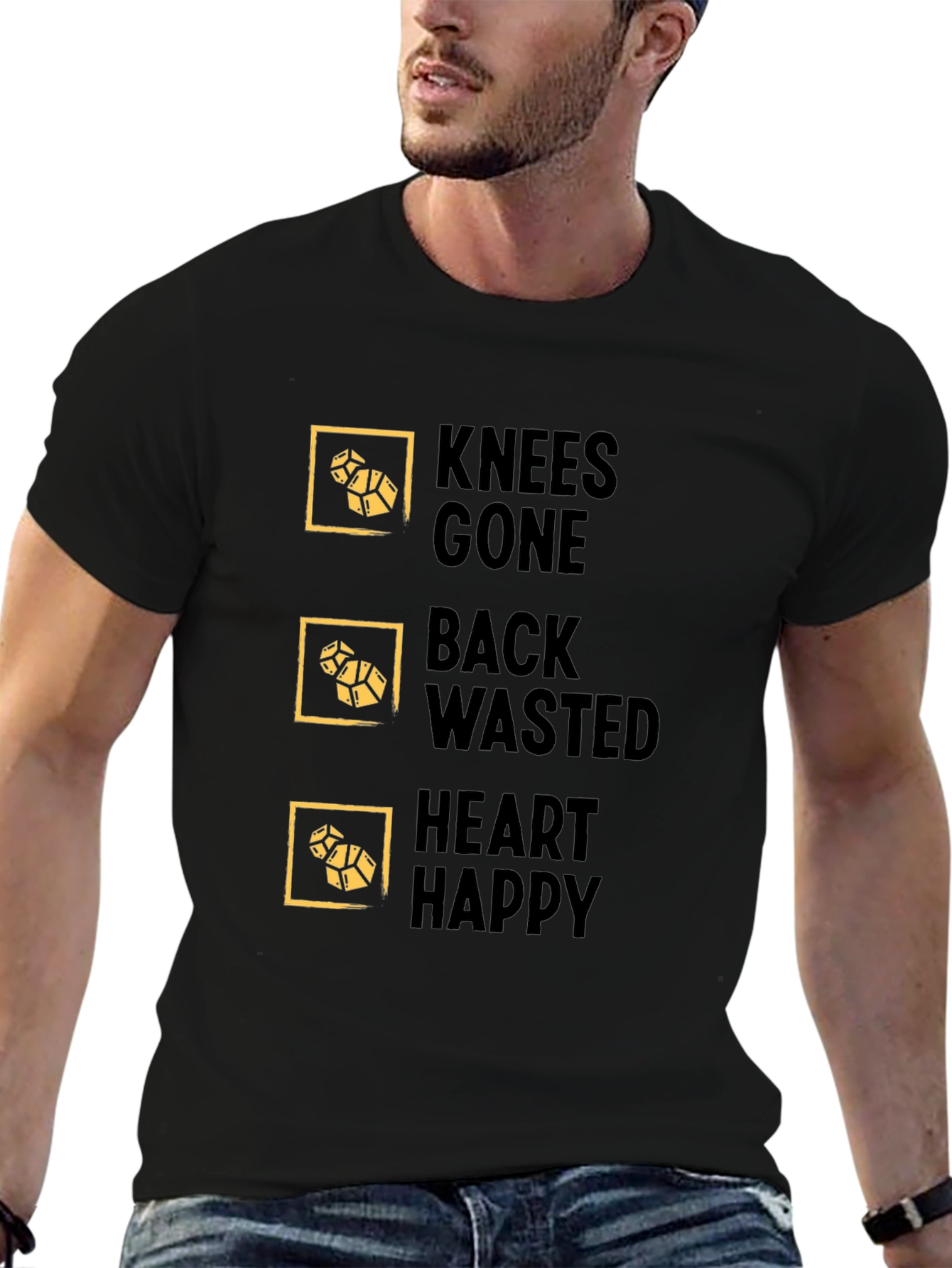Knees Gone Back Wasted Heart Happy T-Shirt