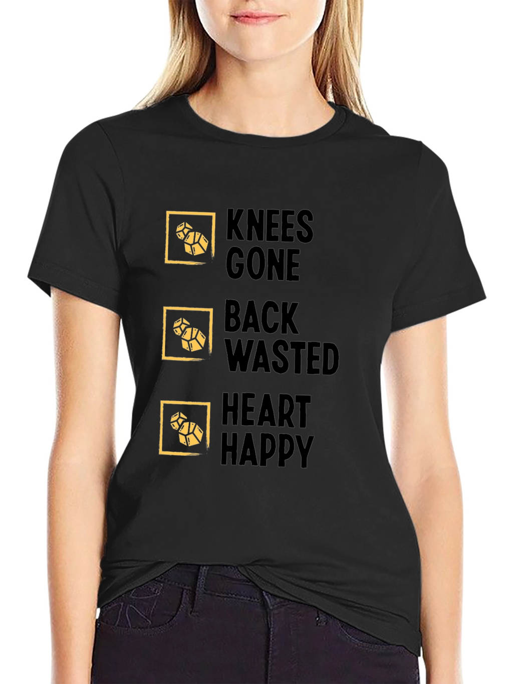 Knees Gone Back Wasted Heart Happy T-Shirt