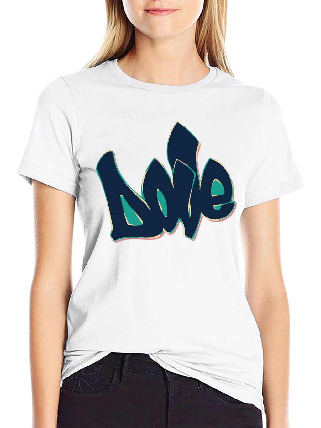 Graffiti Love Black T-Shirt - Urban Style