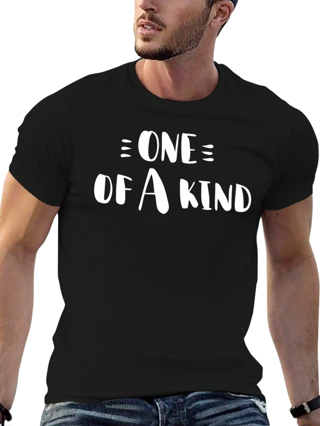 One of a Kind Graphic T-Shirt - Black
