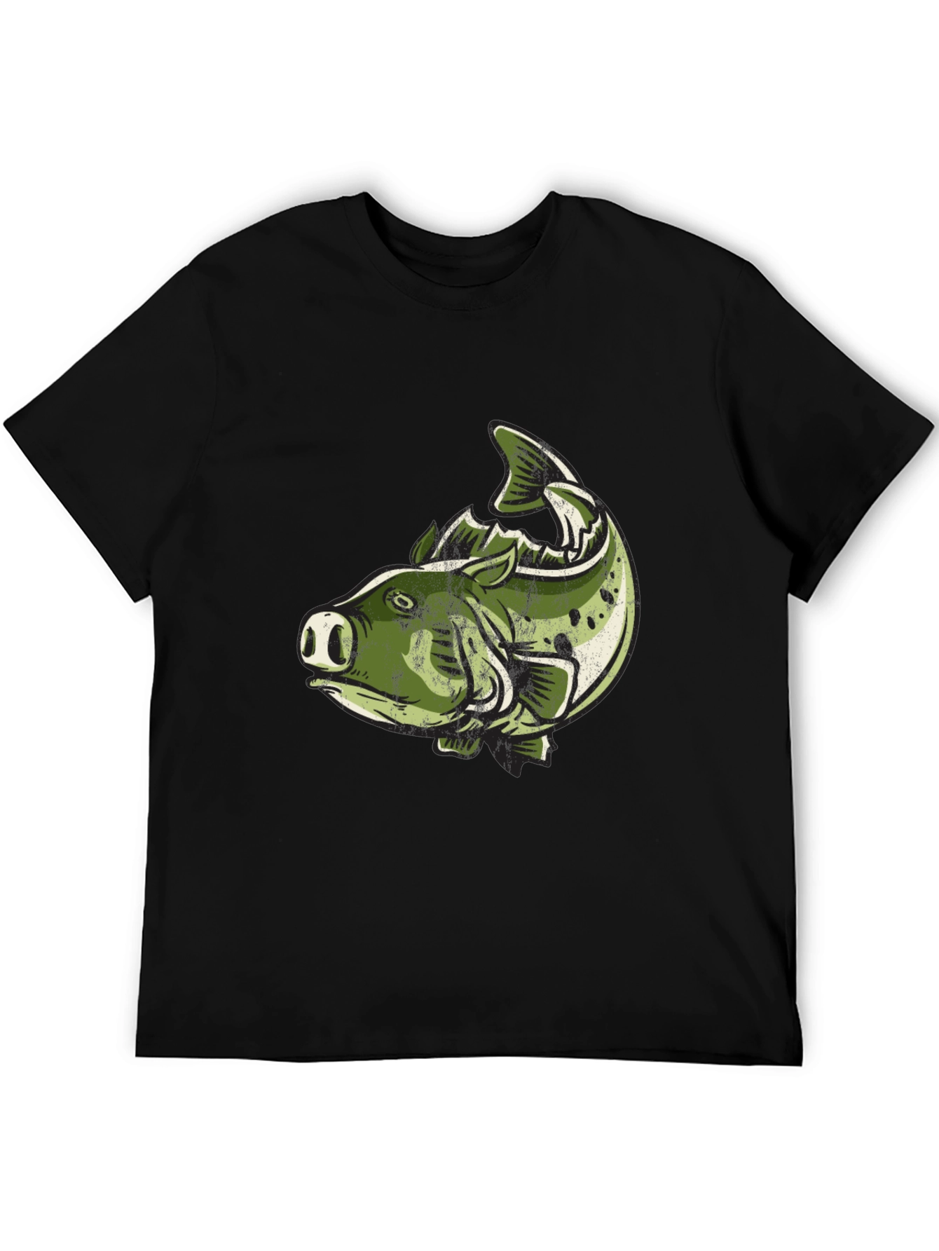 Pig Fish Graphic Tee - Unique Design