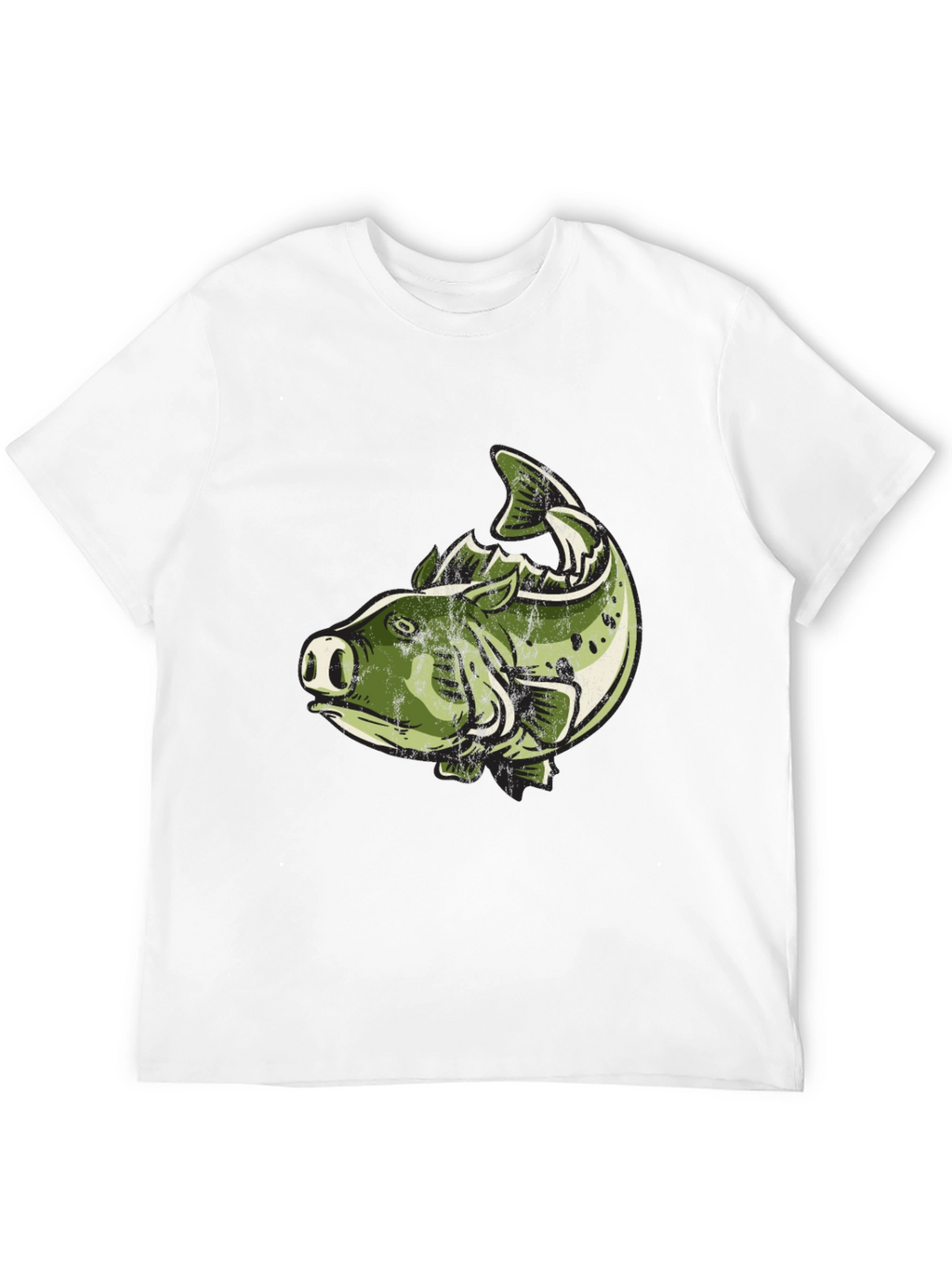 Pig Fish Graphic Tee - Unique Design