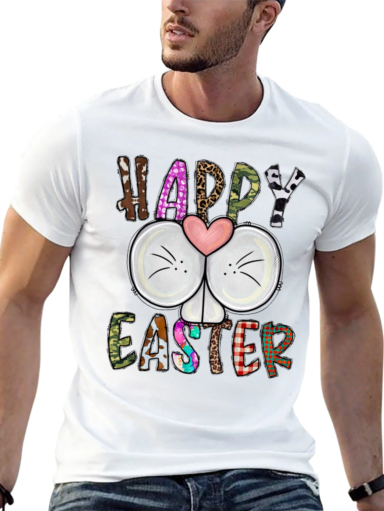 Happy Easter Bunny T-Shirt - Unique Design