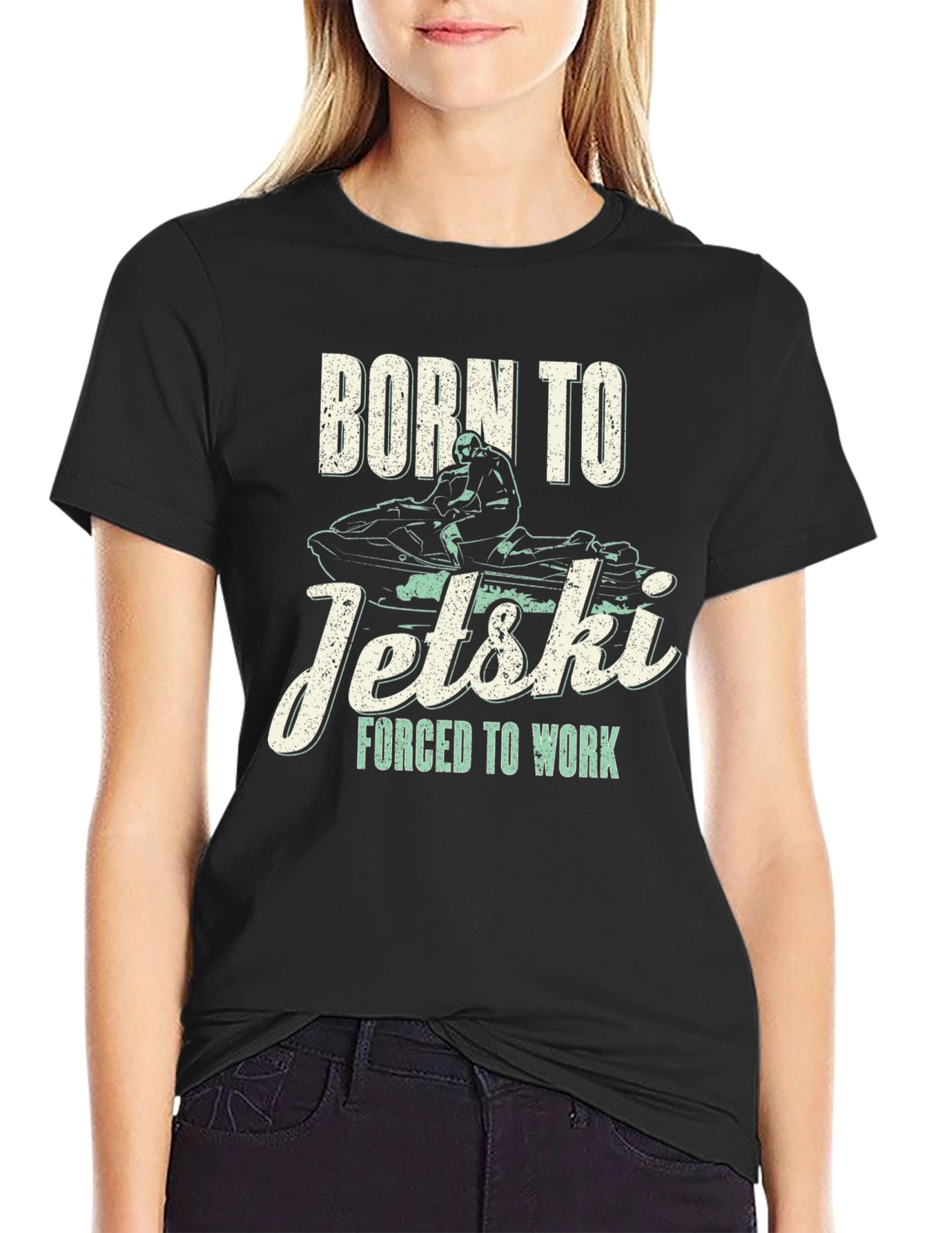 Born To Jet Ski T-Shirt - Jet Skiing Gift