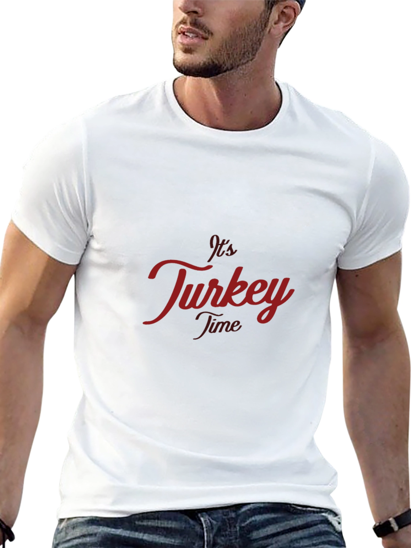 Its Turkey Time Black T-Shirt
