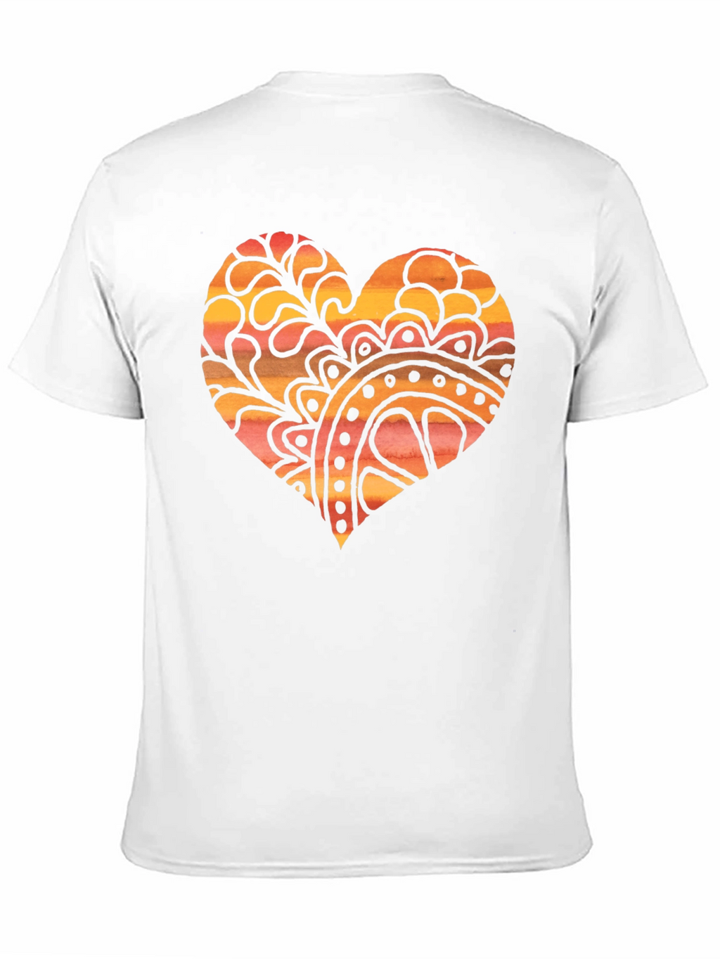 Boho Heart Graphic Tee - Unique Design
