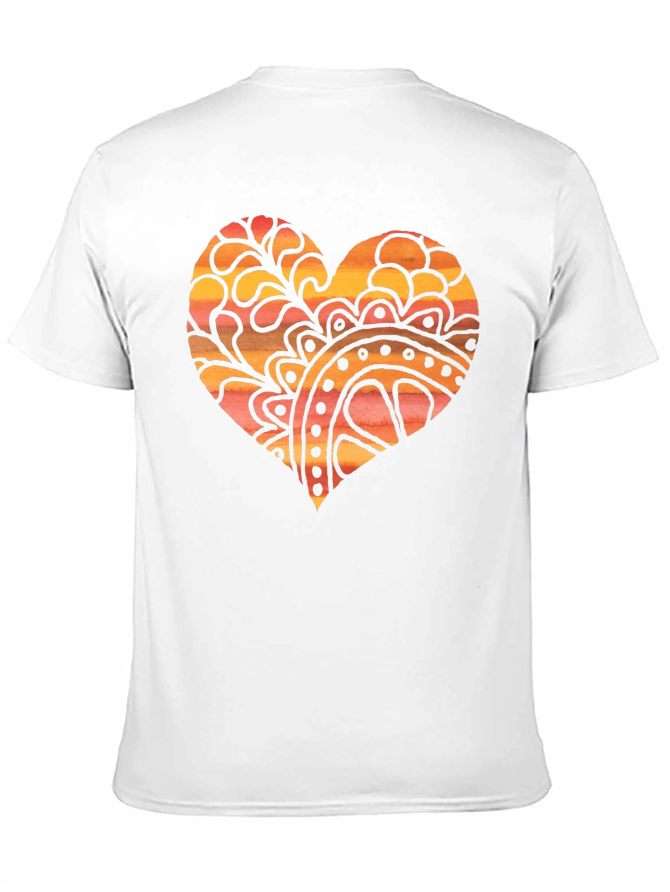 Boho Heart Graphic Tee - Unique Design