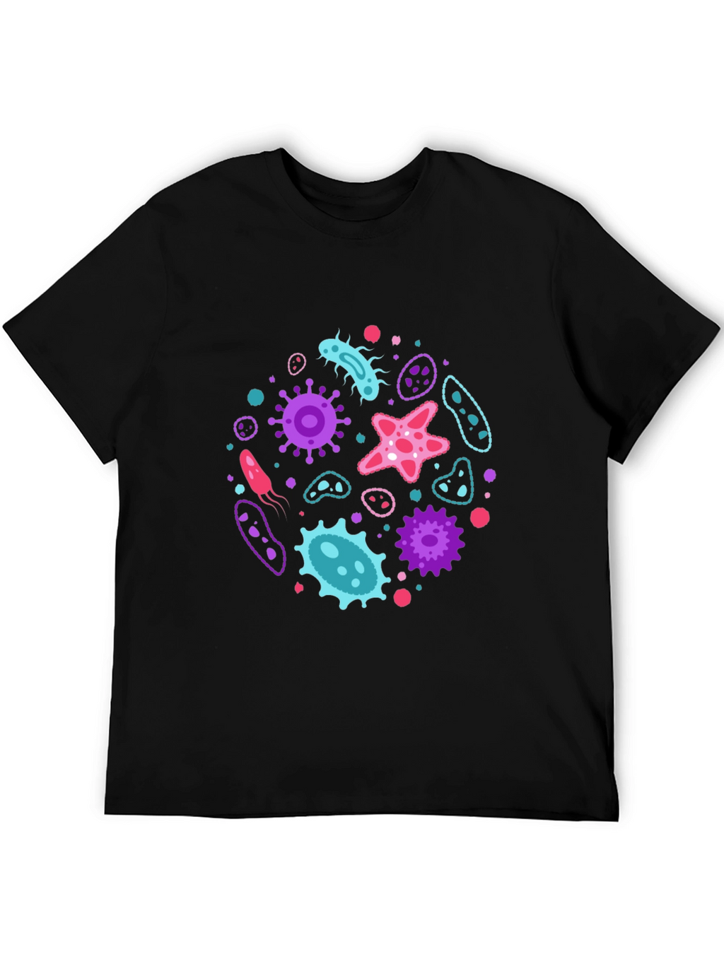 Microbe Mania T-Shirt - Funky Bacterium Design