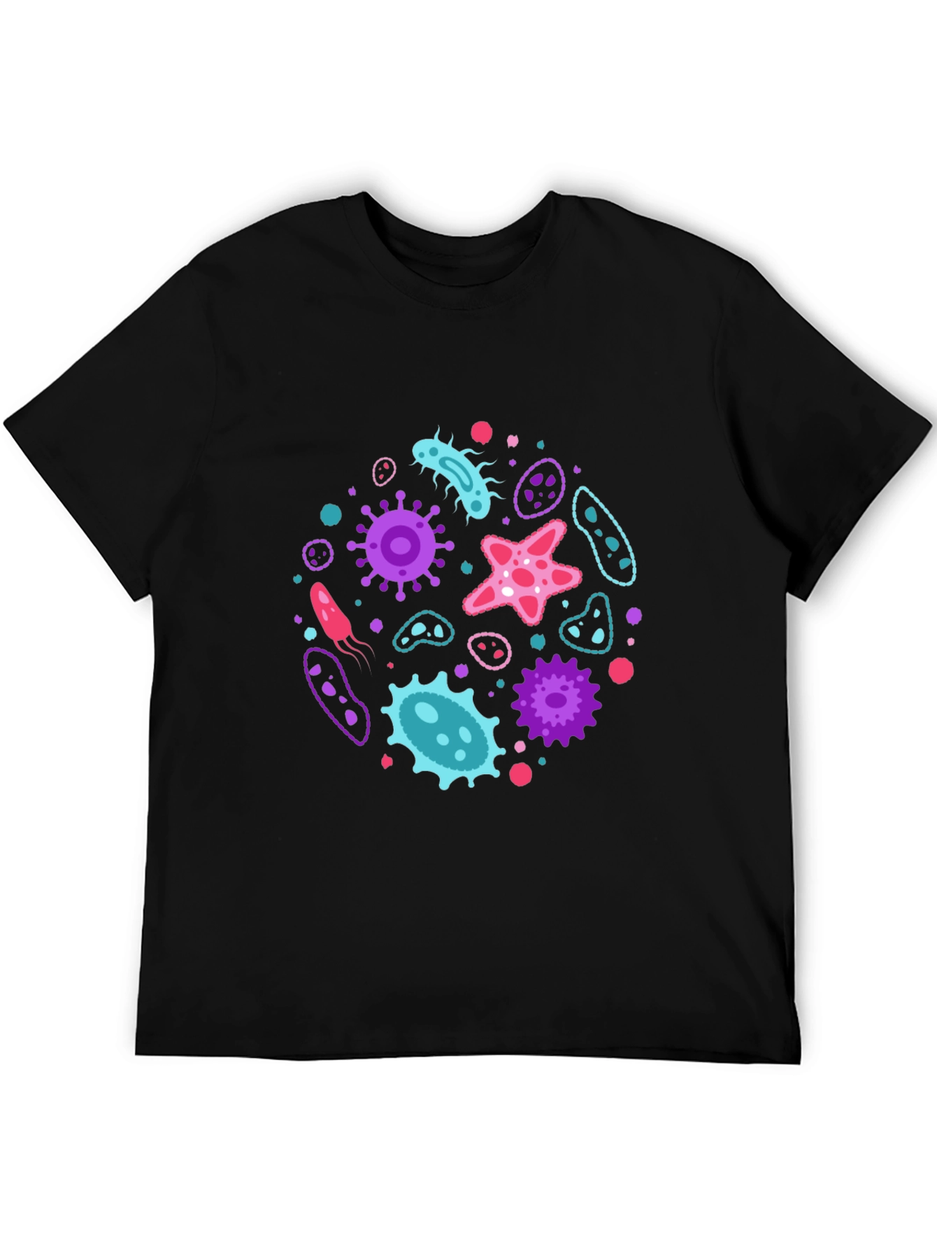 Microbe Mania T-Shirt - Funky Bacterium Design