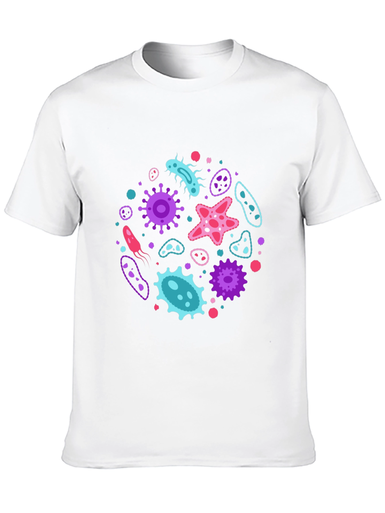 Microbe Mania T-Shirt - Funky Bacterium Design