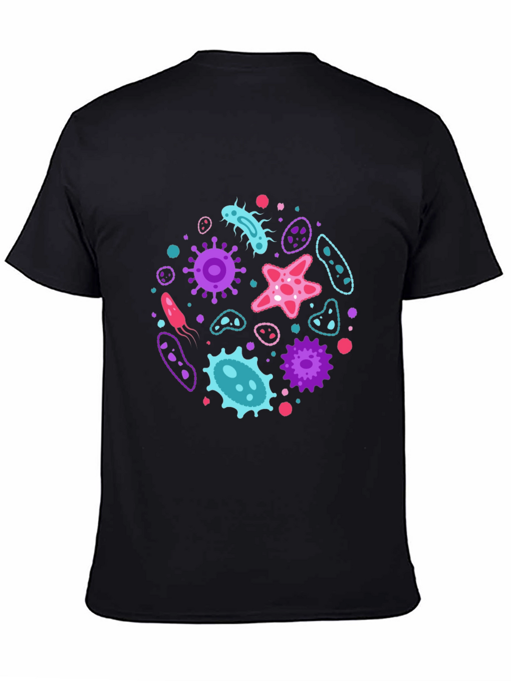 Microbe Mania T-Shirt - Funky Bacterium Design