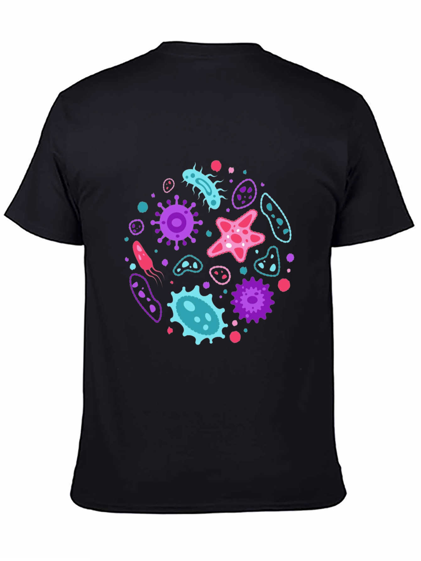 Microbe Mania T-Shirt - Funky Bacterium Design