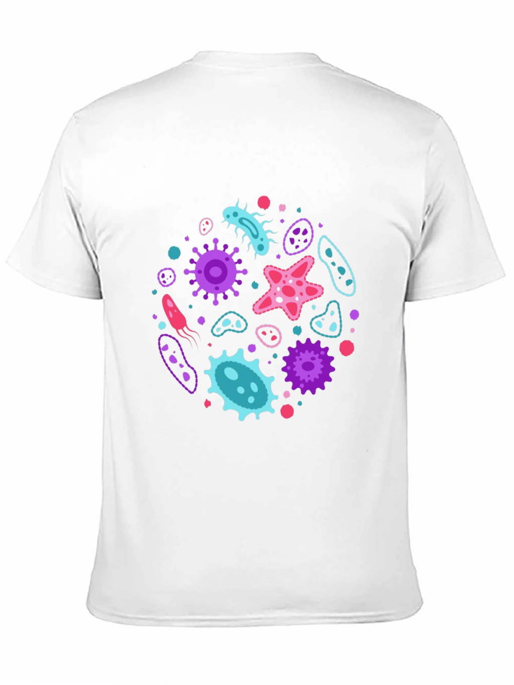 Microbe Mania T-Shirt - Funky Bacterium Design