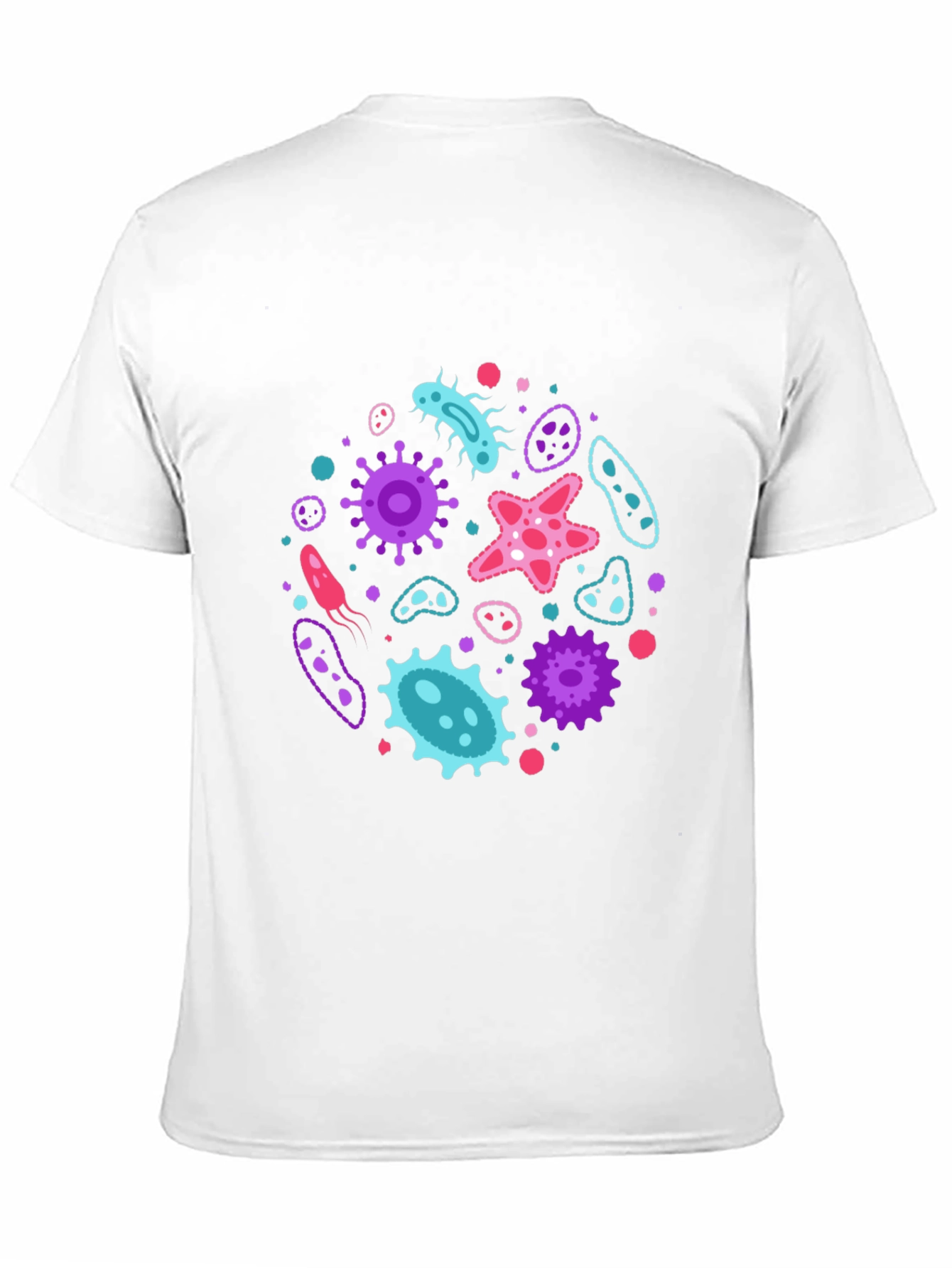 Microbe Mania T-Shirt - Funky Bacterium Design
