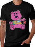 Novelty Graphic Tee: Pink Bear Sorry in Advance