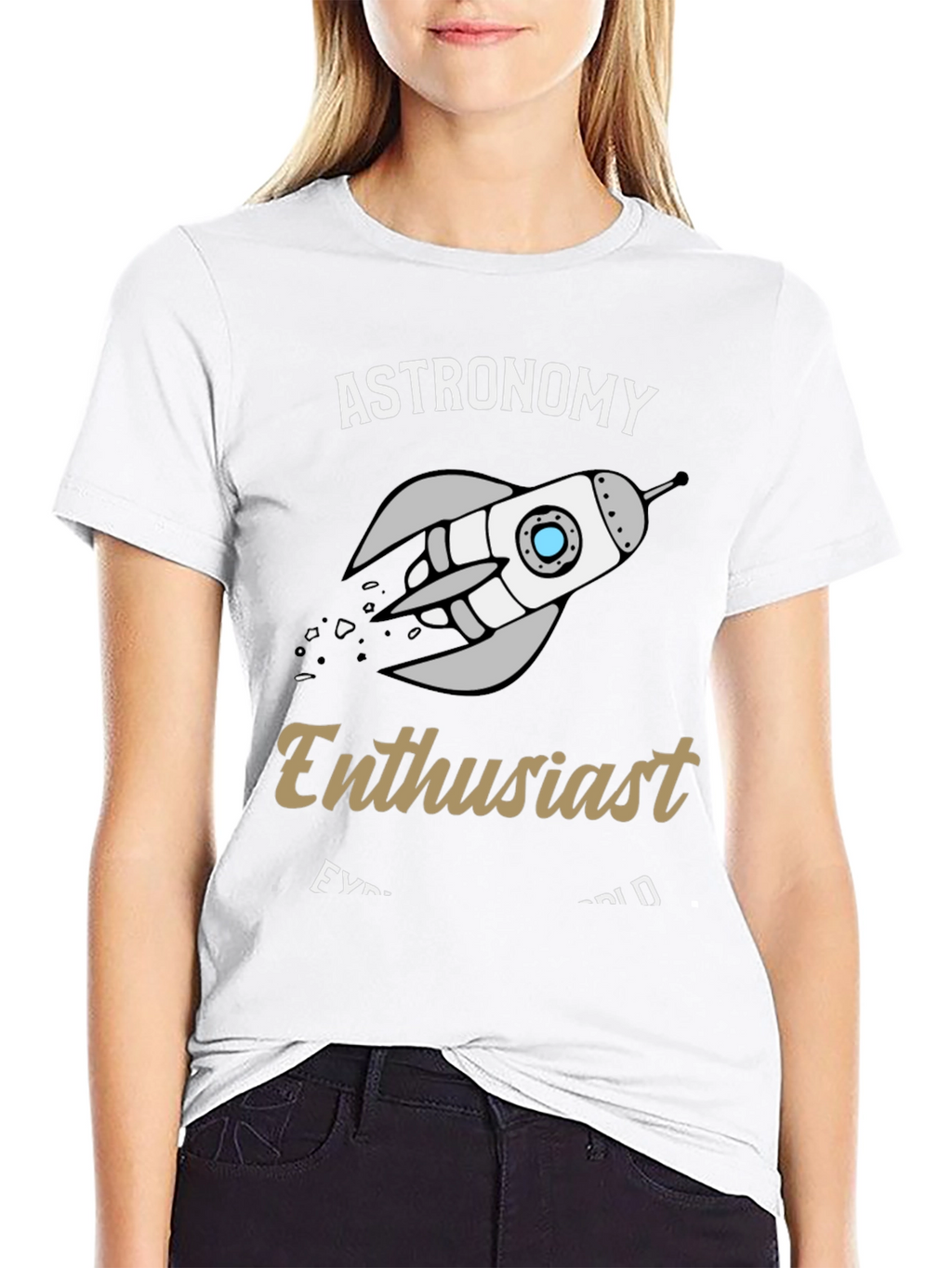Astronomy Enthusiast Black T-Shirt