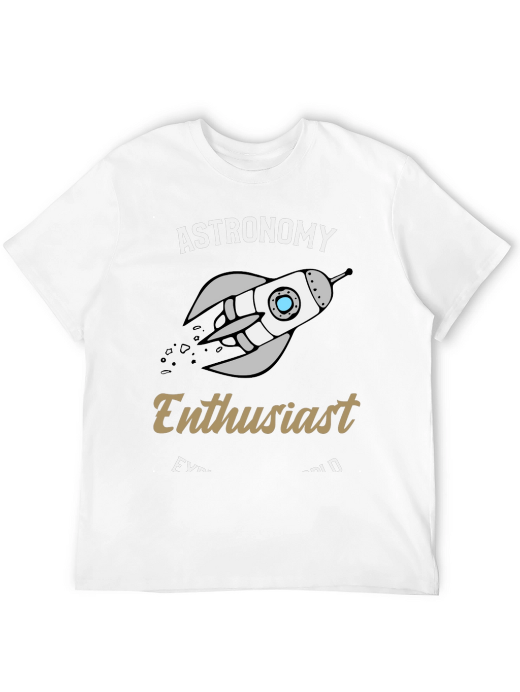 Astronomy Enthusiast Black T-Shirt