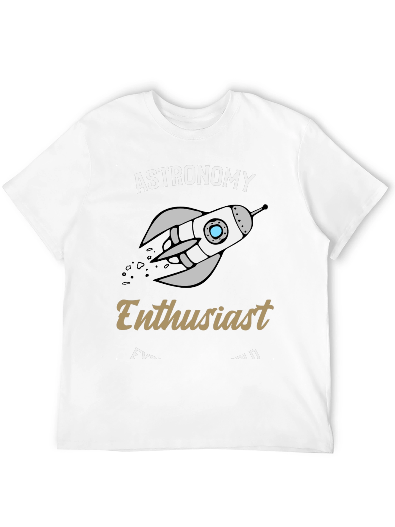 Astronomy Enthusiast Black T-Shirt