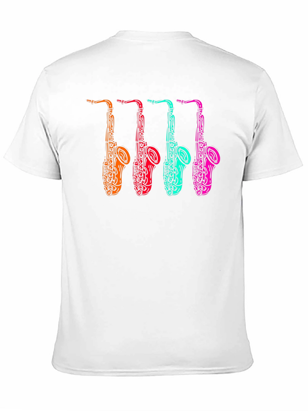 Cool Saxophone Graphic Tee - Musician Style