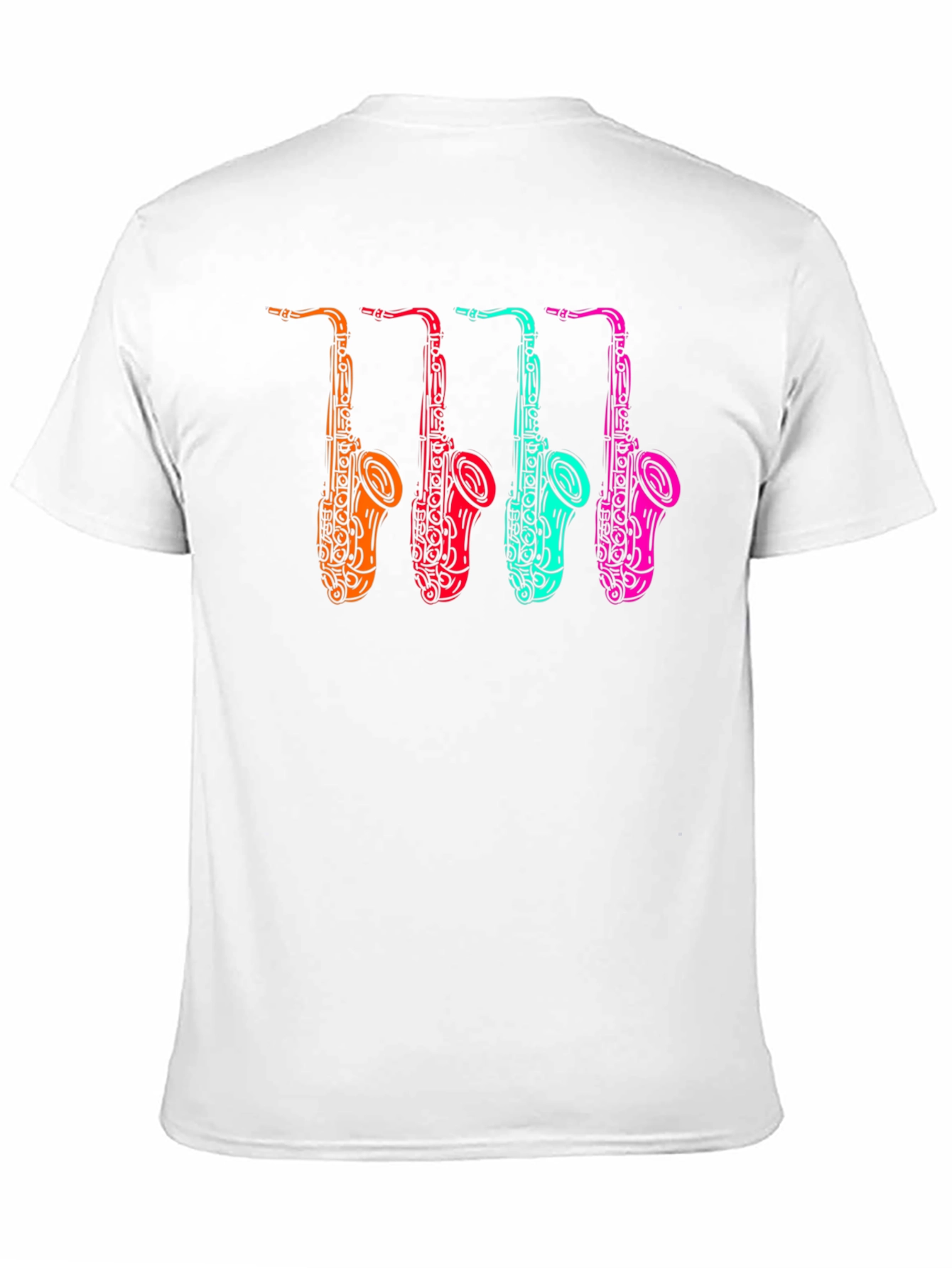 Cool Saxophone Graphic Tee - Musician Style